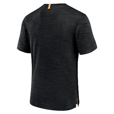 Men's Fanatics Branded Black Pittsburgh Steelers Defender Evo T-Shirt