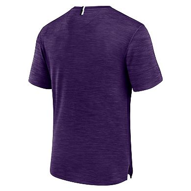 Men's Fanatics Branded Purple Baltimore Ravens Defender Evo T-Shirt