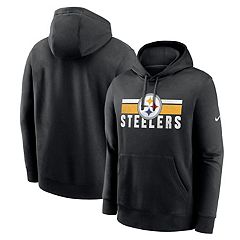 Profile Pittsburgh Steelers Big & Tall Fleece Raglan Full-zip Hoodie Jacket  At Nordstrom in Black for Men