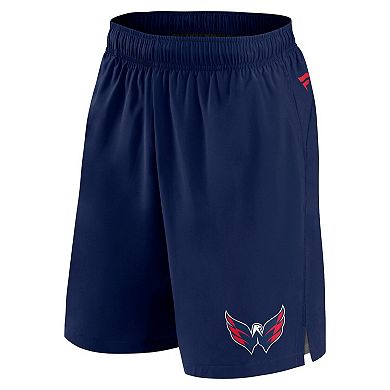 Men's Fanatics Branded Navy Washington Capitals Authentic Pro Tech Shorts
