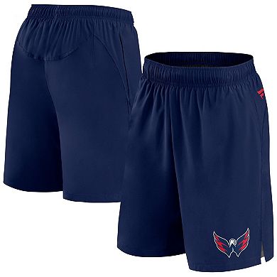 Men's Fanatics Branded Navy Washington Capitals Authentic Pro Tech Shorts
