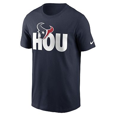 Men's Nike  Navy Houston Texans Local Essential T-Shirt