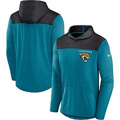 Men's Nike Black Jacksonville Jaguars Fan Gear Primary Logo Therma Performance Pullover Hoodie