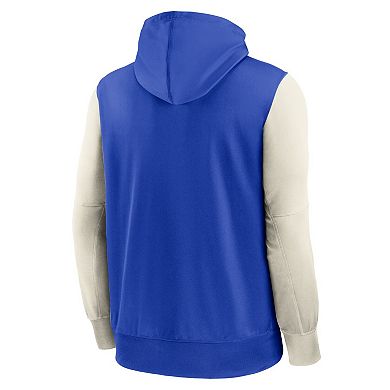 Men's Nike Royal Los Angeles Rams Performance Full-Zip Hoodie