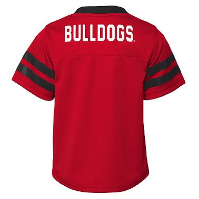 Toddler Red Georgia Bulldogs Two-Piece Red Zone Jersey & Pants Set