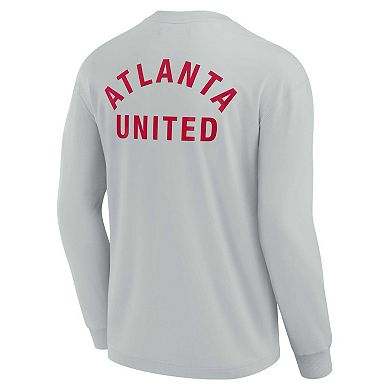 Unisex Fanatics Signature Gray Atlanta United FC Super Soft Long Sleeve T-Shirt