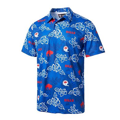 Men's Reyn Spooner Royal Buffalo Bills Throwback Pua Performance Polo