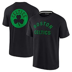 Boston Celtics Fanatics Branded Women's Primary Logo V-Neck Pullover Hoodie  - Heathered Gray