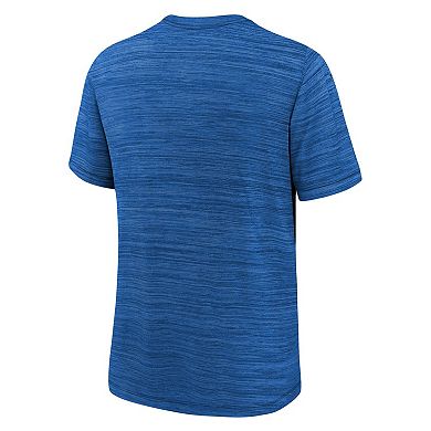 Youth Nike Light Blue Tennessee Titans Sideline Velocity Performance T ...