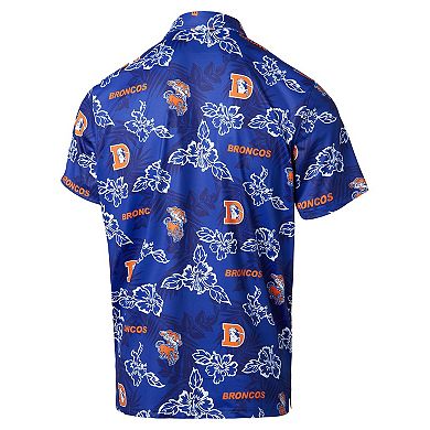 Men's Reyn Spooner Royal Denver Broncos Throwback Pua Performance Polo