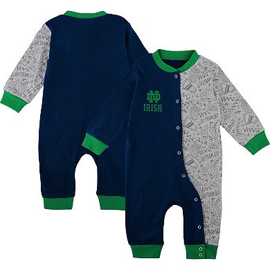 Infant Navy Notre Dame Fighting Irish Playbook Two-Tone Sleeper