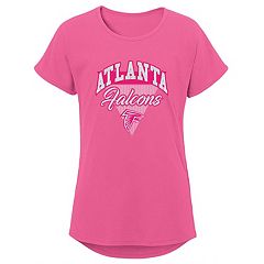 New Era Women's Atlanta Falcons Burnout Red T-Shirt