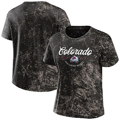 Women's Fanatics Branded Black Colorado Avalanche Breakaway T-Shirt