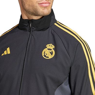 Men's adidas Black Real Madrid 2023/24 Anthem Full-Zip Jacket