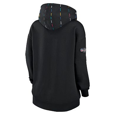 Women's Nike Black Houston Texans 2023 NFL Crucial Catch Club Pullover Hoodie