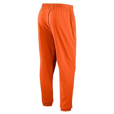 Men's Fanatics Branded Orange Oregon State Beavers Chop Block Fleece Sweatpants