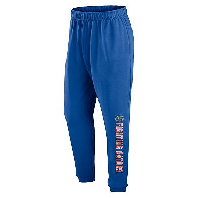 Men's Fanatics Branded Royal Florida Gators Chop Block Fleece Sweatpants