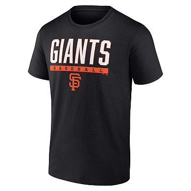 Men's Fanatics Branded Black San Francisco Giants Power Hit T-Shirt
