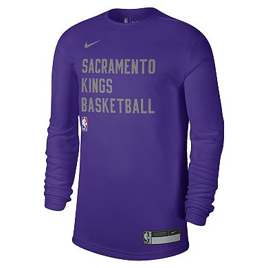 Unisex Nike Purple Sacramento Kings 2023/24 Legend On-Court Practice Long Sleeve T-Shirt