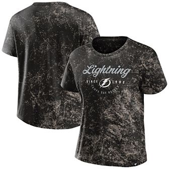 Women's Fanatics Branded Black Tampa Bay Lightning Breakaway T-Shirt