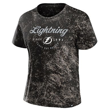 Women's Fanatics Branded  Black Tampa Bay Lightning Breakaway T-Shirt