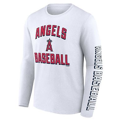 Men's Fanatics Branded Red/White Los Angeles Angels Two-Pack Combo T-Shirt Set