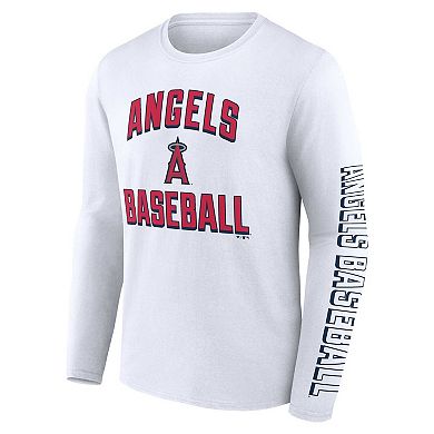 Men's Fanatics Branded Red/White Los Angeles Angels Two-Pack Combo T-Shirt Set