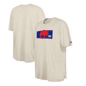 Men's New Era Cream Buffalo Bills Third Down Big & Tall Historic T-Shirt