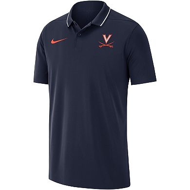 Men's Nike Navy Virginia Cavaliers 2023 Coaches Performance Polo