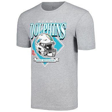 Men's New Era Gray Miami Dolphins Team Logo T-Shirt