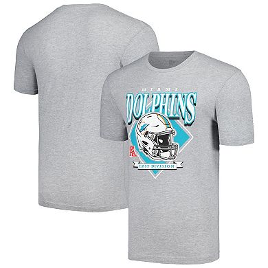 Men's New Era Gray Miami Dolphins Team Logo T-Shirt