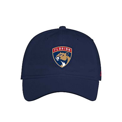 Men's adidas Navy Florida Panthers Primary Logo Slouch Adjustable Hat