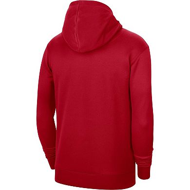 Unisex Nike Red Chicago Bulls 2023/24 Performance Spotlight On-Court Practice Pullover Hoodie