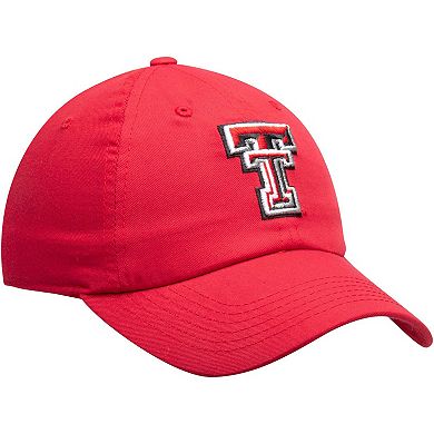 Men's Top of the World Red Texas Tech Red Raiders Primary Logo Staple Adjustable Hat