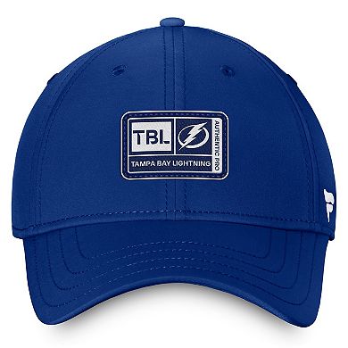 Men's Fanatics Branded Blue Tampa Bay Lightning Authentic Pro Training Camp Flex Hat