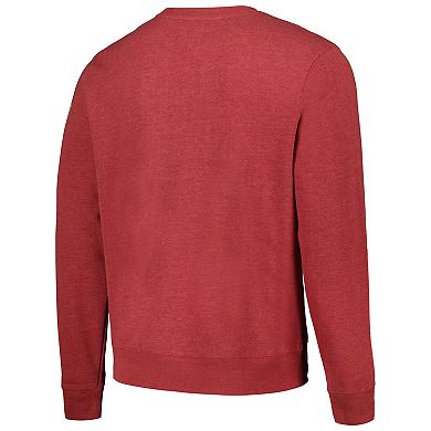 Men's '47 Heathered Burgundy Washington Commanders Bypass Tribeca Pullover Sweatshirt
