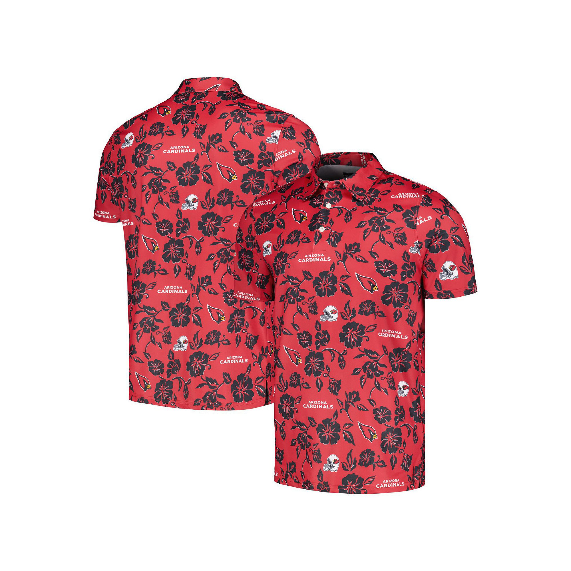 Mens Reyn Spooner Cardinal Arizona Cardinals Pua Performance Polo, Size: S