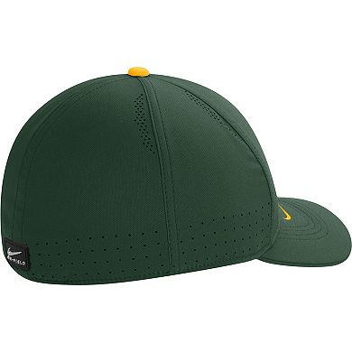 Men's Nike Green NDSU Bison 2022 Sideline Classic99 Swoosh Performance Flex Hat