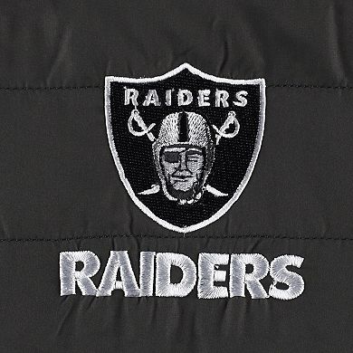 Men's Dunbrooke Heather Black Las Vegas Raiders Explorer Tech Full-Zip Jacket