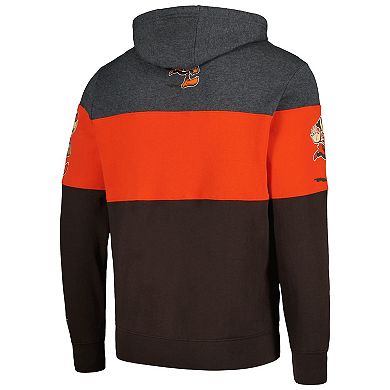 Men's Starter  Brown/Orange Cleveland Browns Extreme Pullover Hoodie