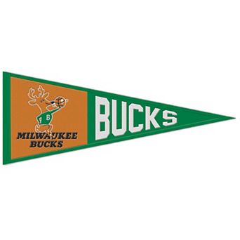 WinCraft Milwaukee Bucks 13" x 32" Retro Logo Pennant