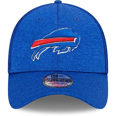 Men's New Era Royal Buffalo Bills Stripe 39THIRTY Flex Hat