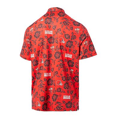 Men's Reyn Spooner Orange Cleveland Browns Pua Performance Polo