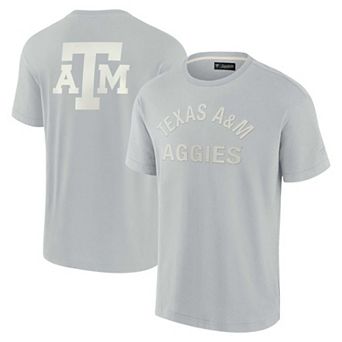 Unisex Fanatics Signature Gray Texas A&M Aggies Super Soft Short Sleeve T-Shirt