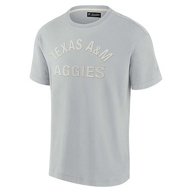 Unisex Fanatics Signature Gray Texas A&M Aggies Super Soft Short Sleeve T-Shirt