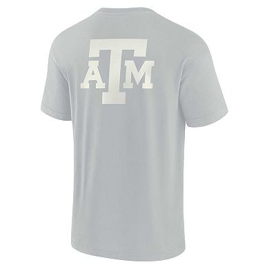 Unisex Fanatics Signature Gray Texas A&M Aggies Super Soft Short Sleeve T-Shirt