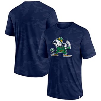 Men's Fanatics Branded Navy Notre Dame Fighting Irish Camo Logo T-Shirt