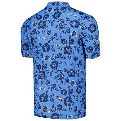 Men's Reyn Spooner Light Blue Tennessee Titans Pua Performance Polo