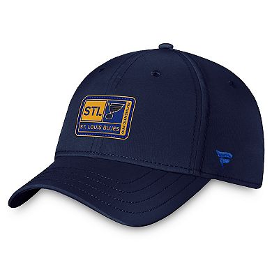 Men's Fanatics Branded Navy St. Louis Blues Authentic Pro Training Camp Flex Hat