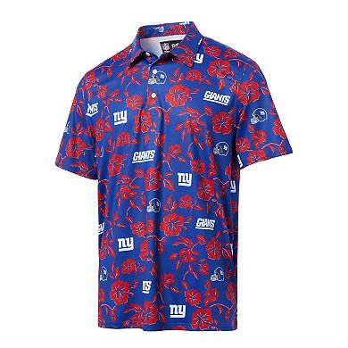 Men's Reyn Spooner Royal New York Giants Pua Performance Polo